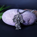 Silver Plated Panchmukhi Hanuman Ji Pendant - Abhimantrit