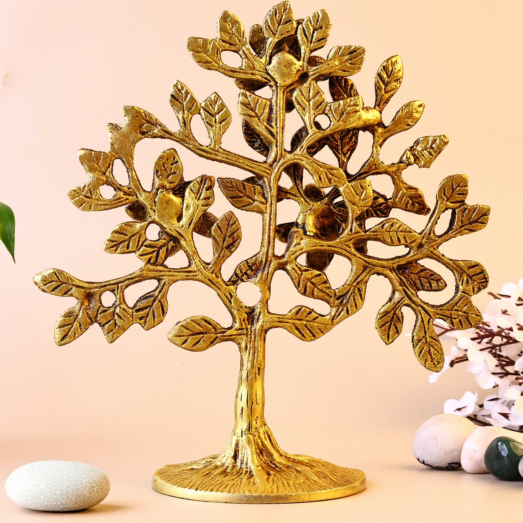 Brass Tree Sculpture - Abhimantrit