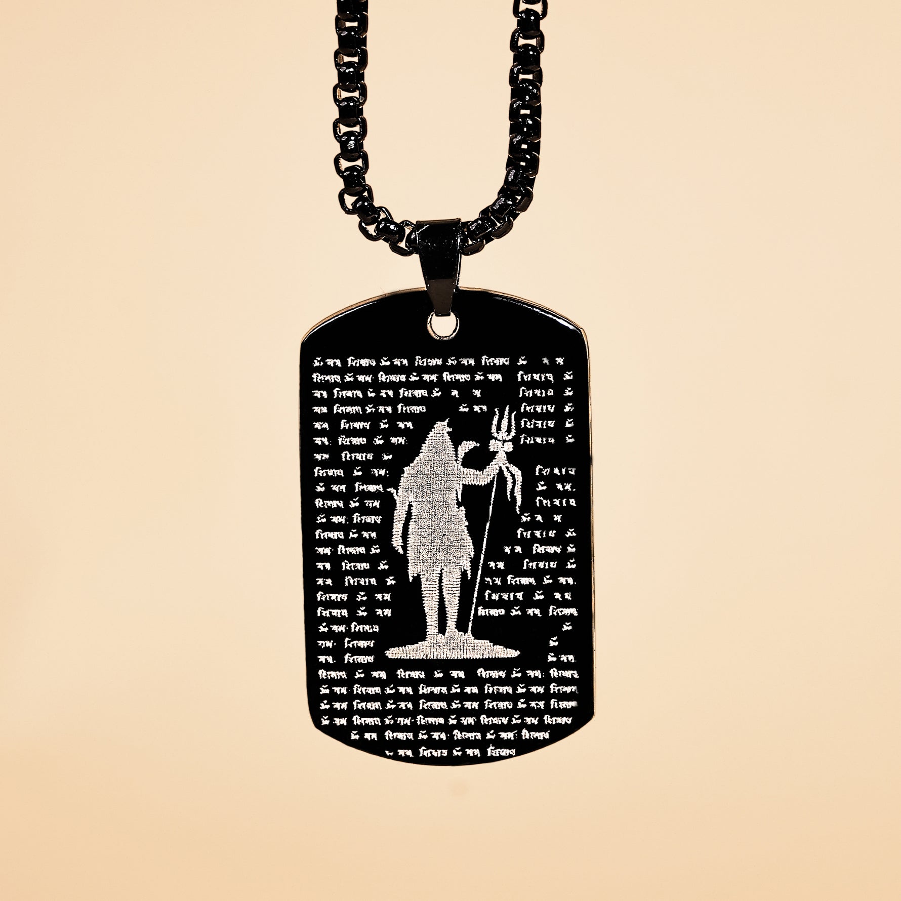 108 Om Namah Shivay Engraved Shiv Pendant (Blessing & Protection) - Abhimantrit108 Om Namah Shivay Engraved Shiv Pendant (Blessing & Protection) - Abhimantrit