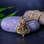 Lord Shiva with Trishul on Back Pendant - Abhimantrit