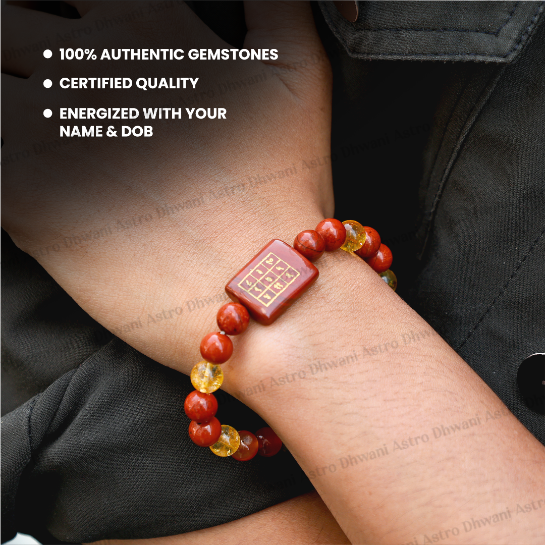 Mangal Dosh Yantra Bracelet for Marriage, Balance & Protection