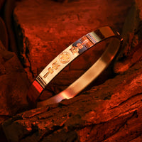 Om Trishul Kada (IGP Gold & Silver Plating) - Abhimantrit