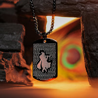 Hare Krishna Hare Rama Engraved Pendant