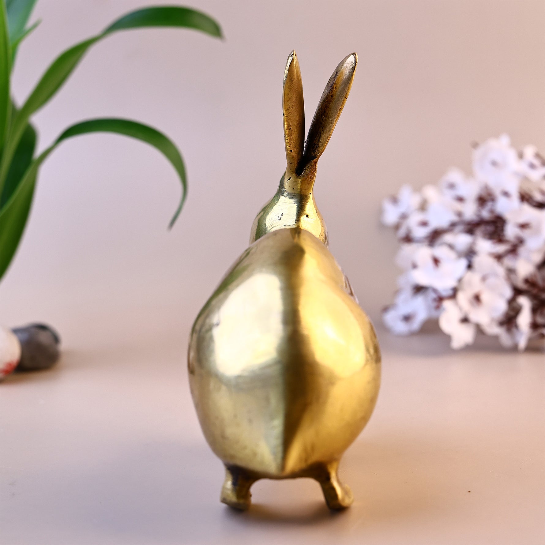 Brass Rabbit Statue - Abhimantrit