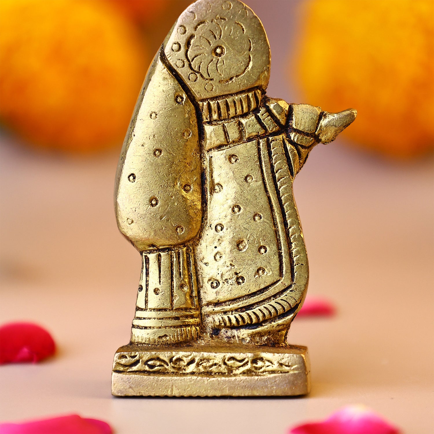 Brass Radha Krishna Idol - Abhimantrit