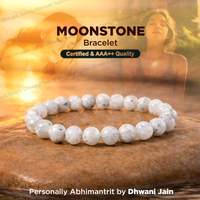 Moon Stone Bracelet for Mental Stress Relief & Confidence
