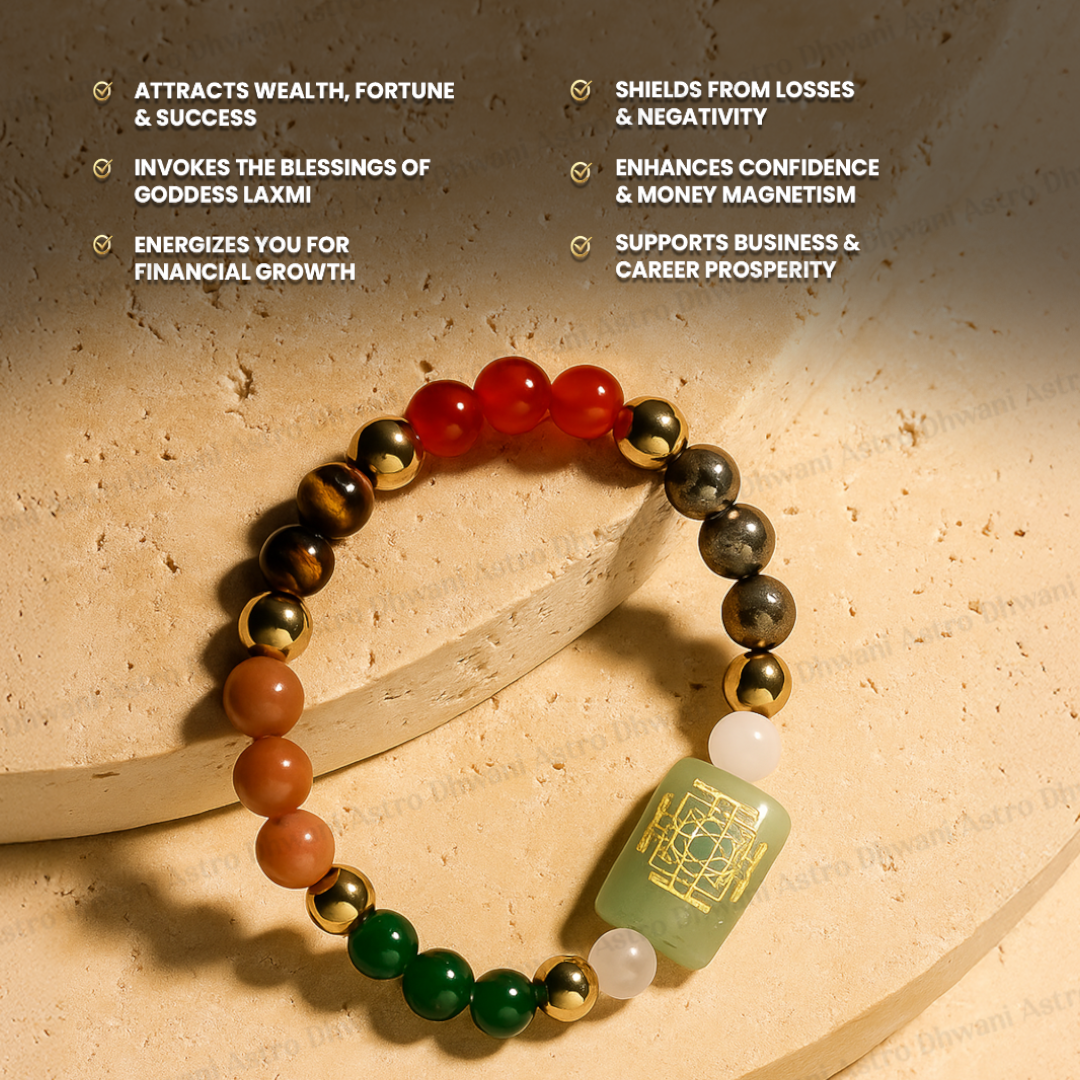 Laxmi Dhan Samriddhi Aishwarya Vriddhi Bracelet for Wealth & Prosperity