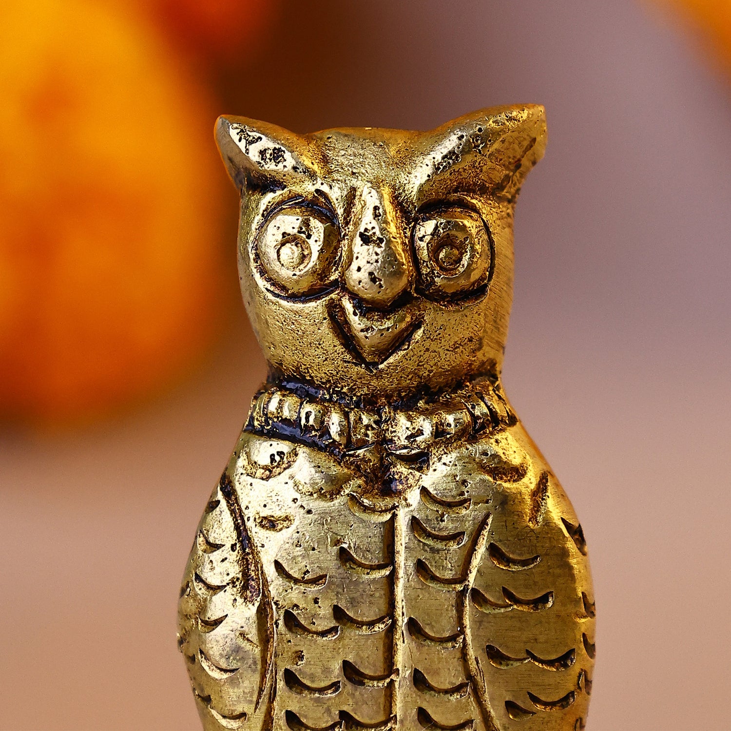 Brass Owl - Abhimantrit