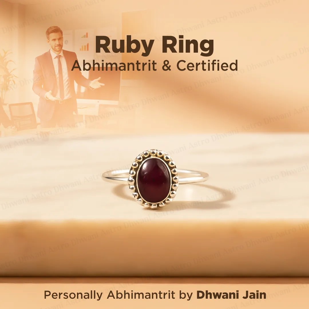 Ruby Ring: Boosts Confidence and Leadership
