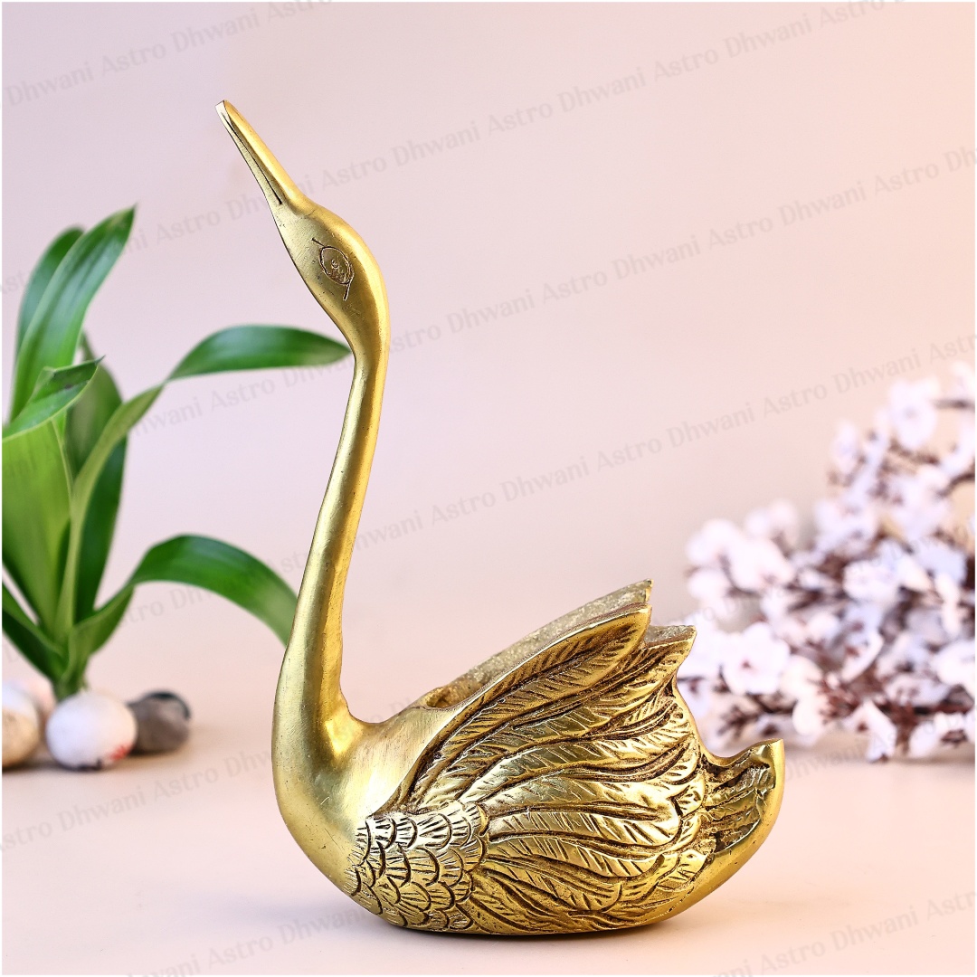 Brass Duck Pair Statue for Love, Harmony & Prosperity