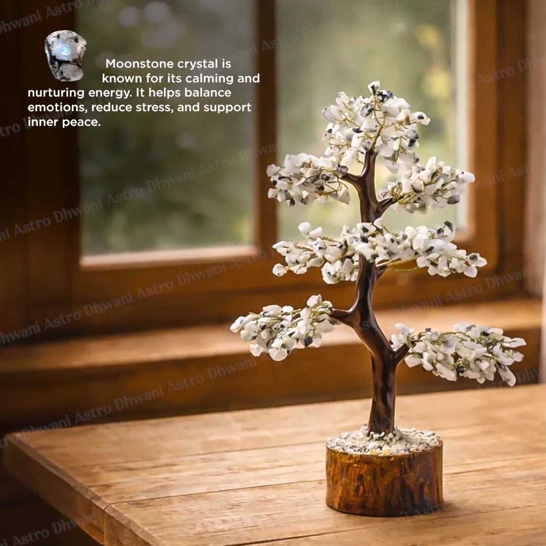 Moonstone Crystal Tree – Mental Stress Relief & Confidence