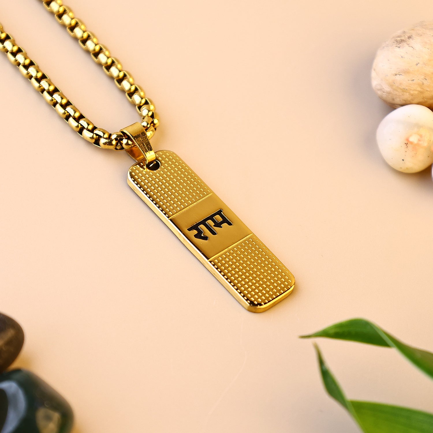 Shree Ram Chain Pendant (IGP Gold Plating) - Abhimantrit