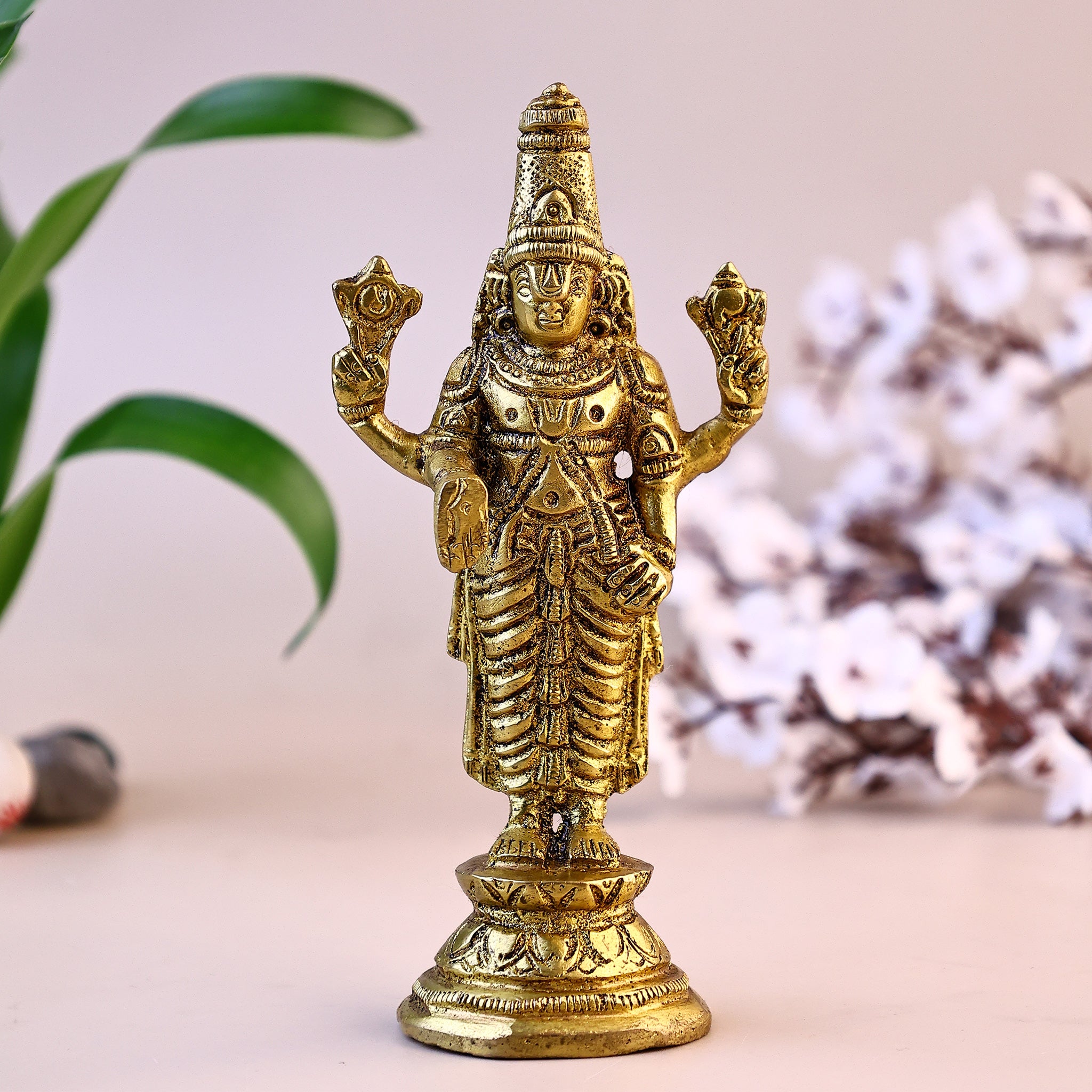 Brass Tirupati Balaji Statue - Abhimantrit