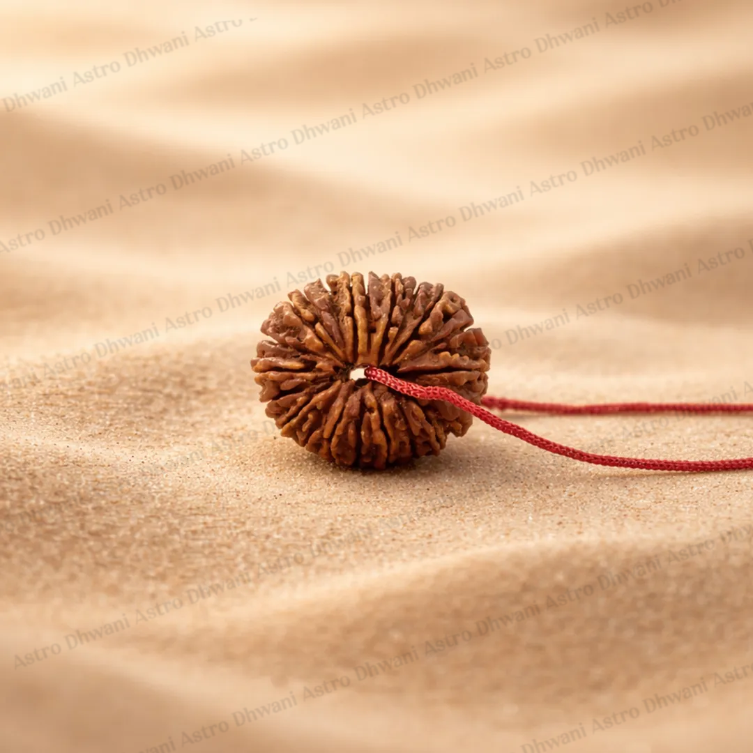 Nepali 21 Mukhi Rudraksha (Twenty-One Faced) for Wealth, Prosperity & Business Success