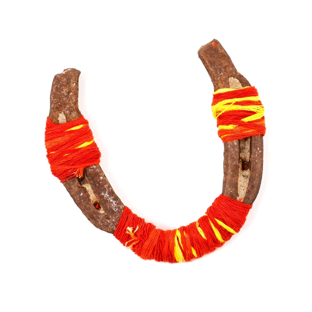 Energised Black Horse Iron Shoe (Kale Ghode ki Naal) for Health Wealth & Luck Good Luck Charm