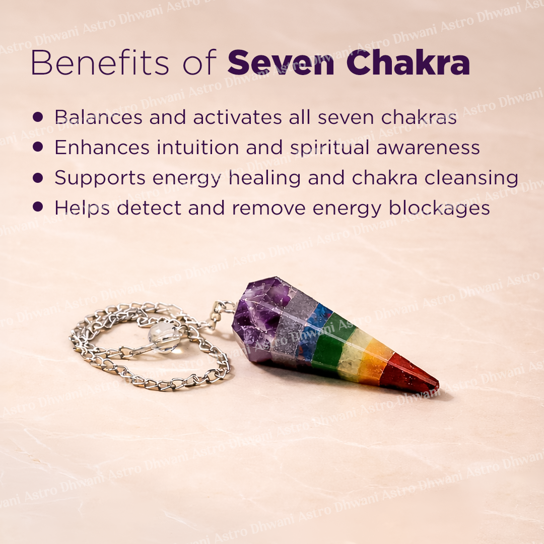 Seven Chakra Pendulum - Abhimantrit