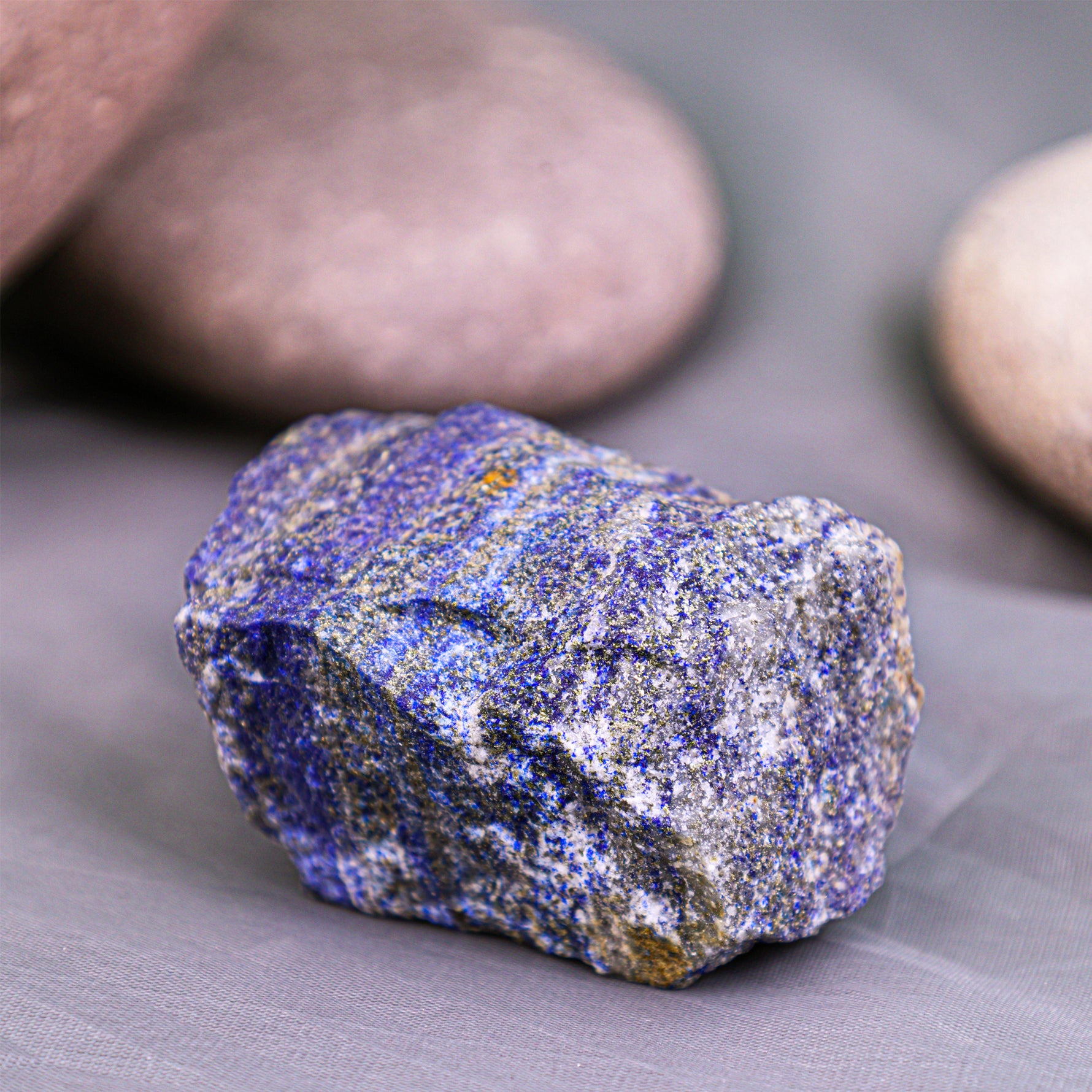 Lapis Lazuli  Rough StoneLapis Lazuli  Rough Stone - Abhimantrit & Certified