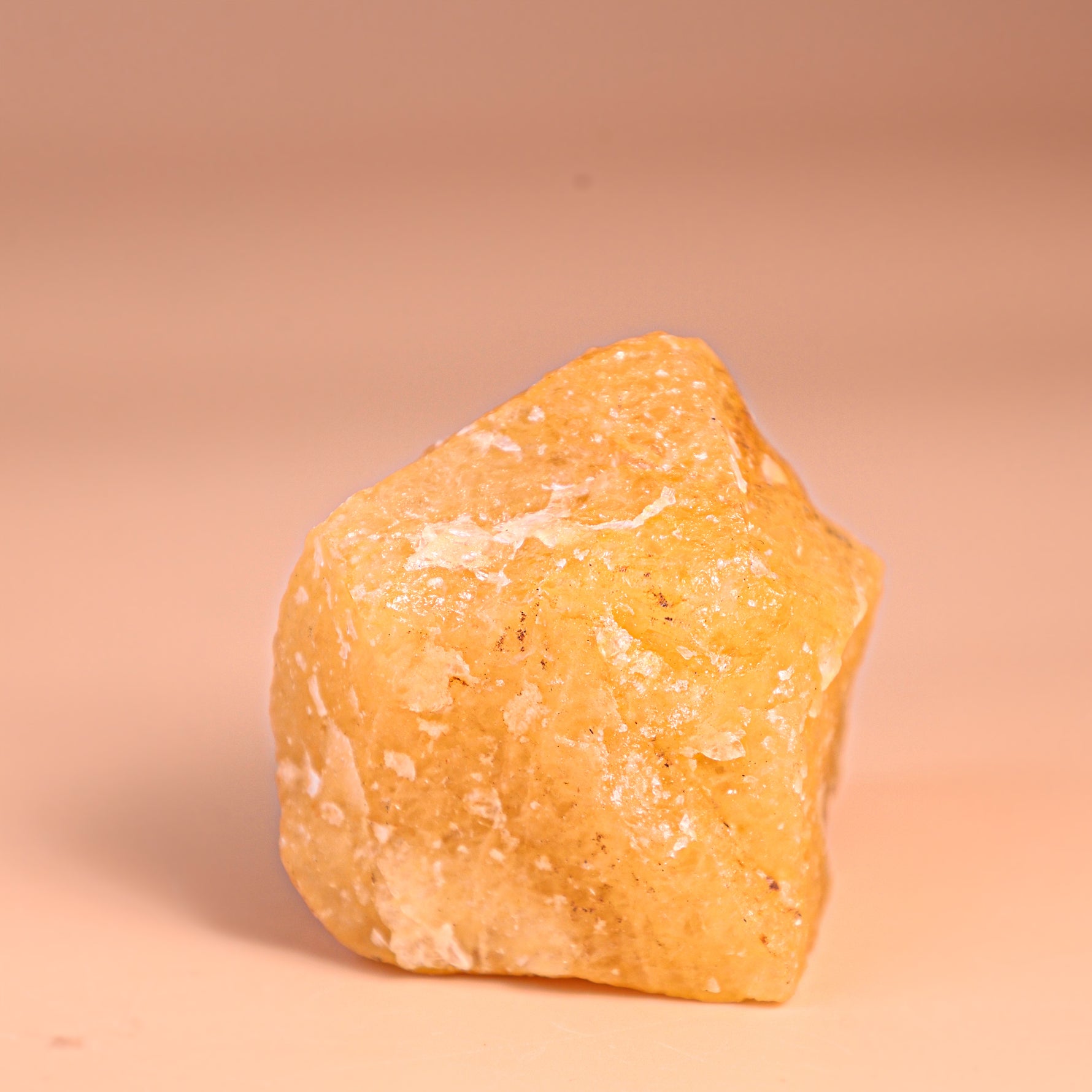 Yellow Citrine  Rough StoneYellow Citrine  Rough Stone - Abhimantrit & Certified