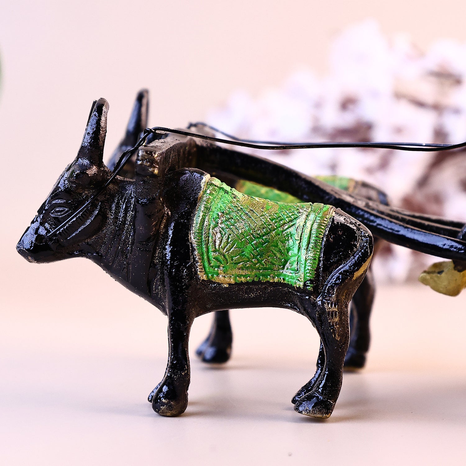 Brass Bullock Cart - Abhimantrit