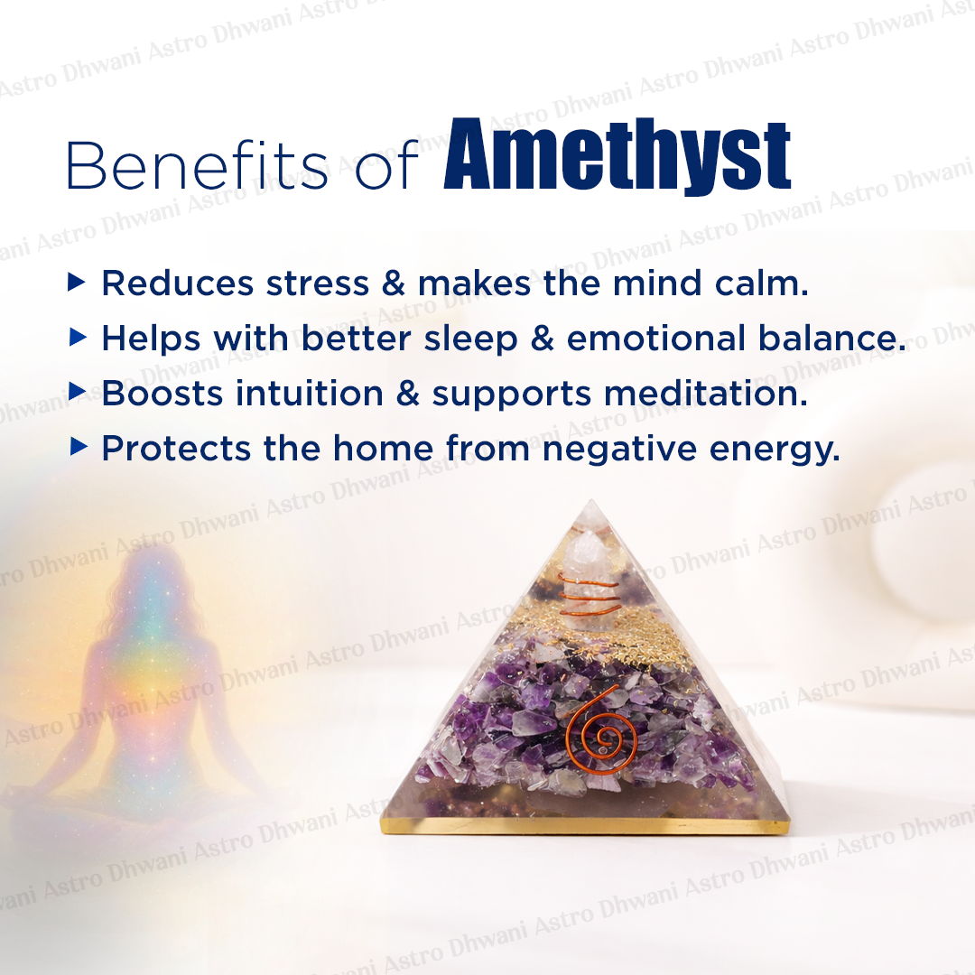 Amethyst Pyramid - Abhimantrit