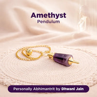 Amethyst Pendulum - Intuition & Healing Dowsing Tool