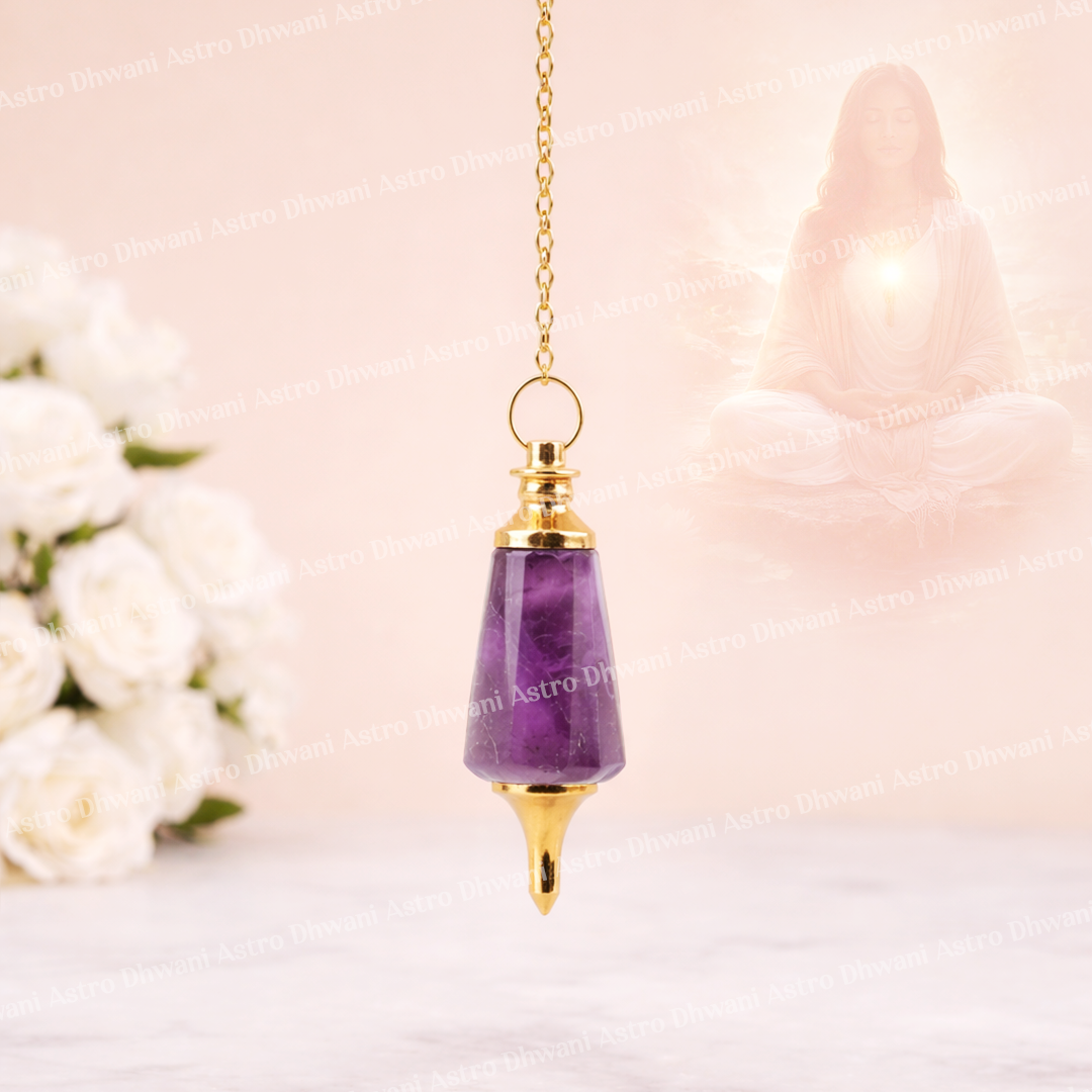 Amethyst Pendulum - Abhimantrit