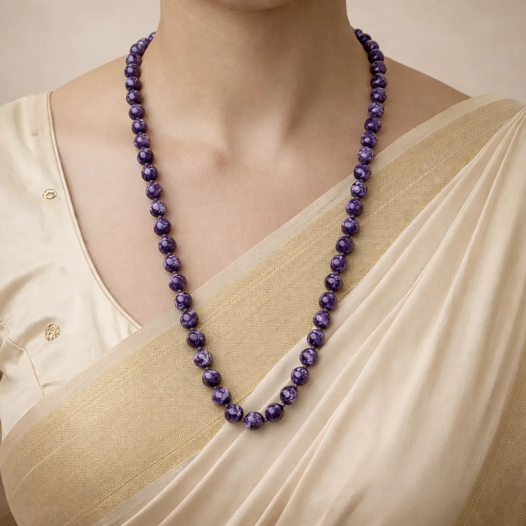 Amethyst Necklace for Calmness, Protection & Spiritual Clarity