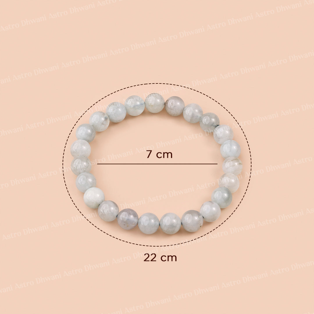 Aquamarine Star Quality  Bracelet ( Premium )