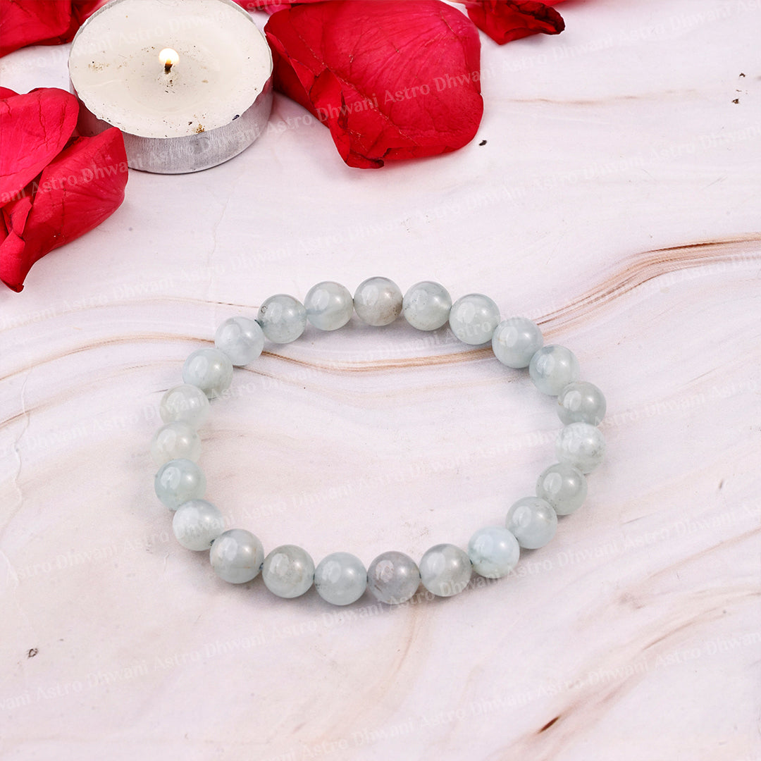 Aquamarine Star Quality  Bracelet ( Premium )
