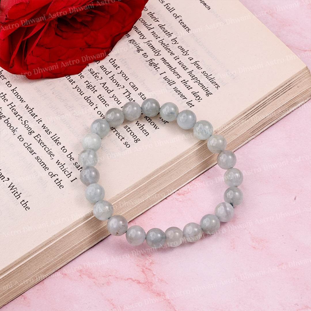 Aquamarine Star Quality  Bracelet ( Premium )