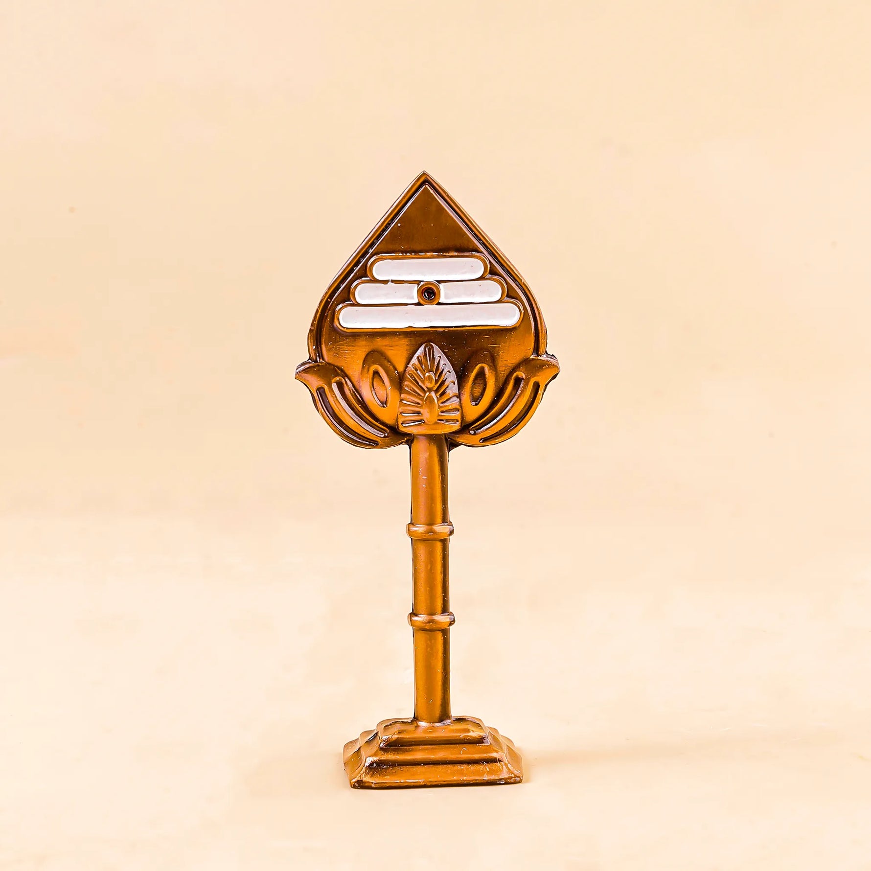 Decorative object with a unique design on a beige backgroundMurugan Vel – Divine Protection & Victory Symbol | Abhimantrit & Certified