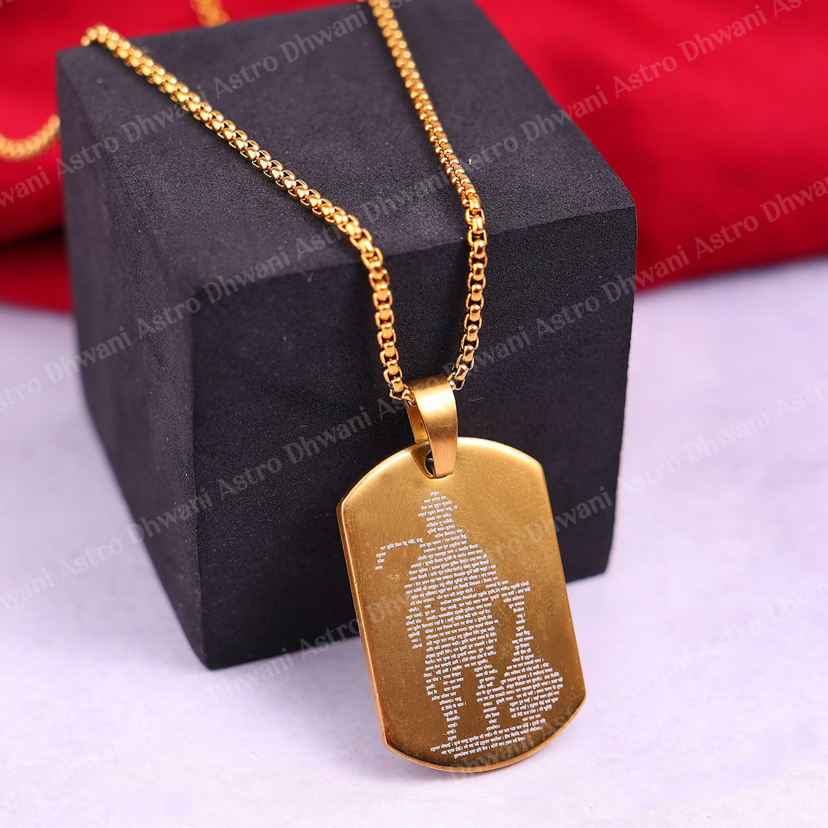 IGP Plating Hanuman Chalisa Pendant
