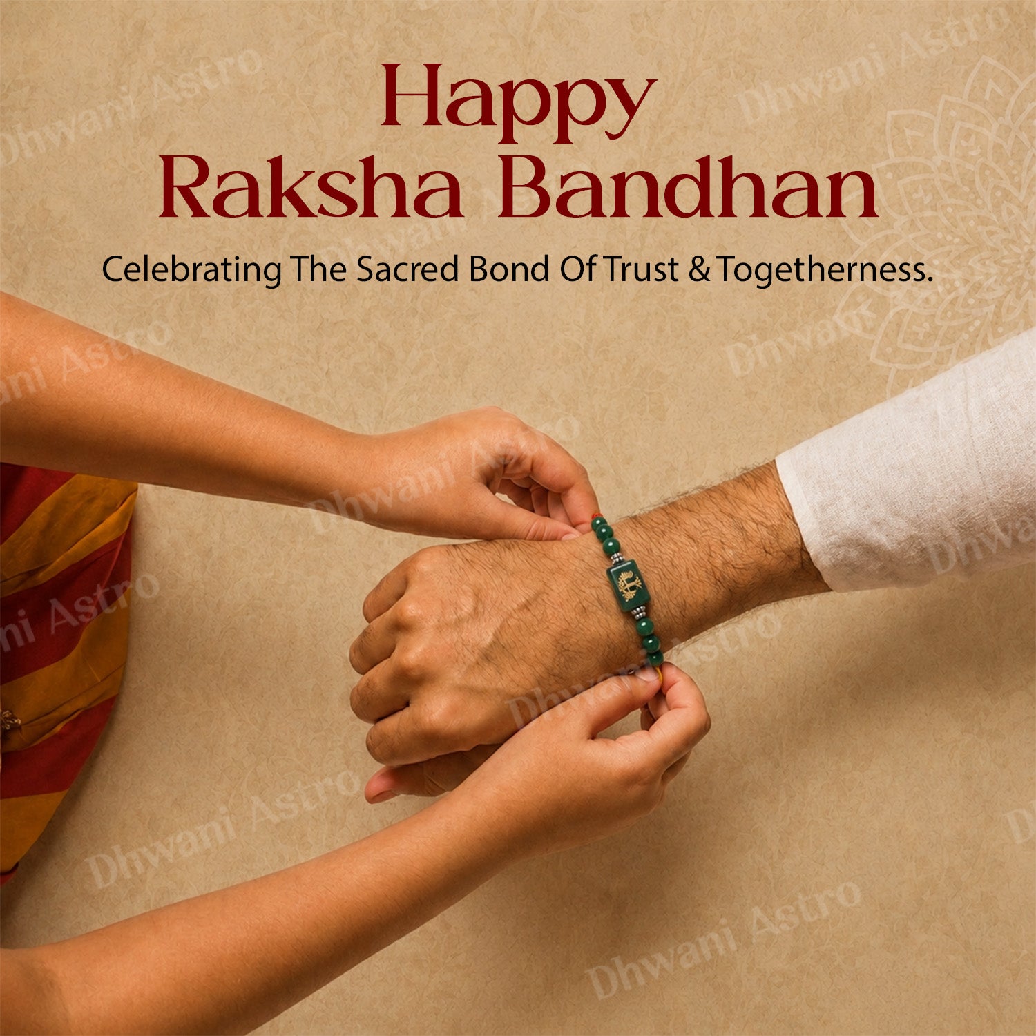 Green Jade Tree Rakhi | Prosperity Rakhi | Tree of Life Rakhi | Healing Crystal Rakhi | Brother Raksha Bandhan Gift