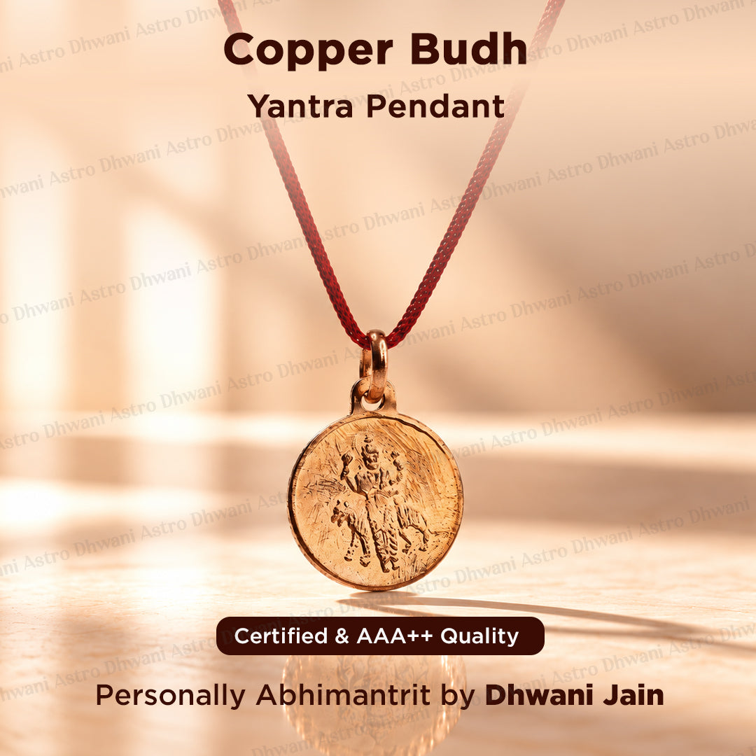 Copper Shree Budh Yantra Abhimantrit