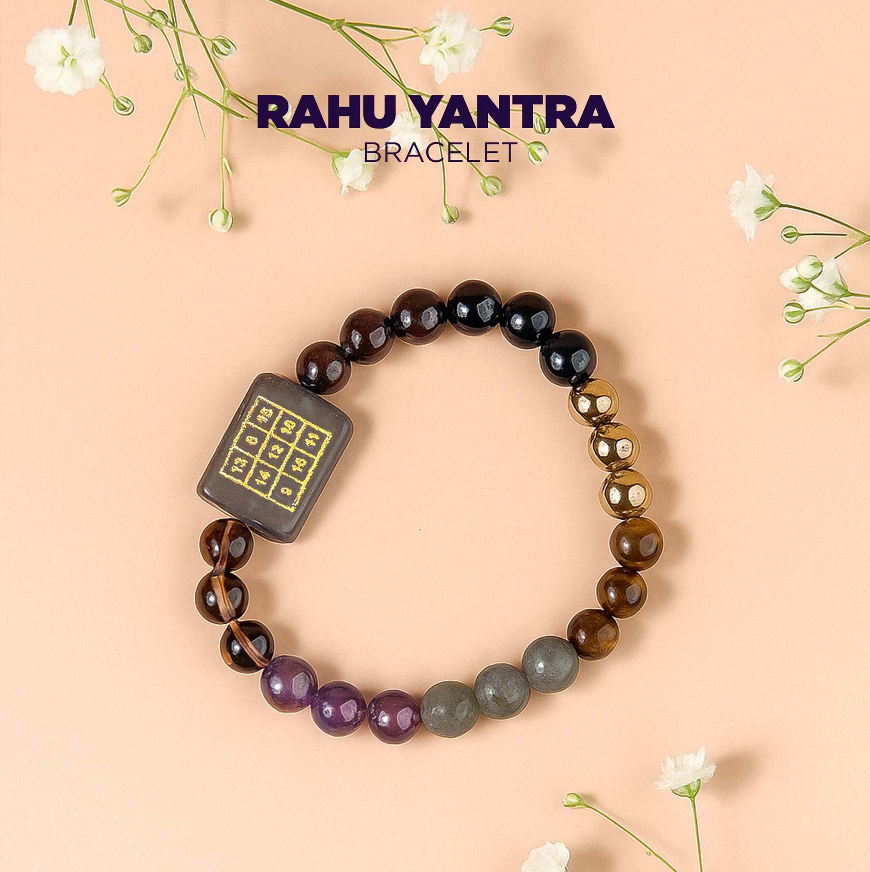 Rahu Yantra Bracelet - Raato-Raat Success & Andha Paisa