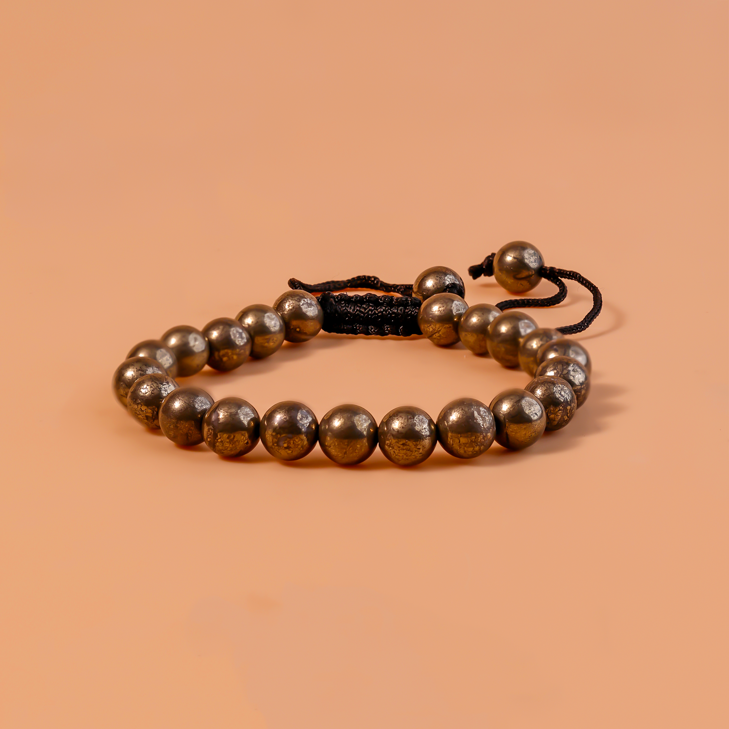 Attract Money, Success, Name & Fame: Pyrite Thread Bracelet