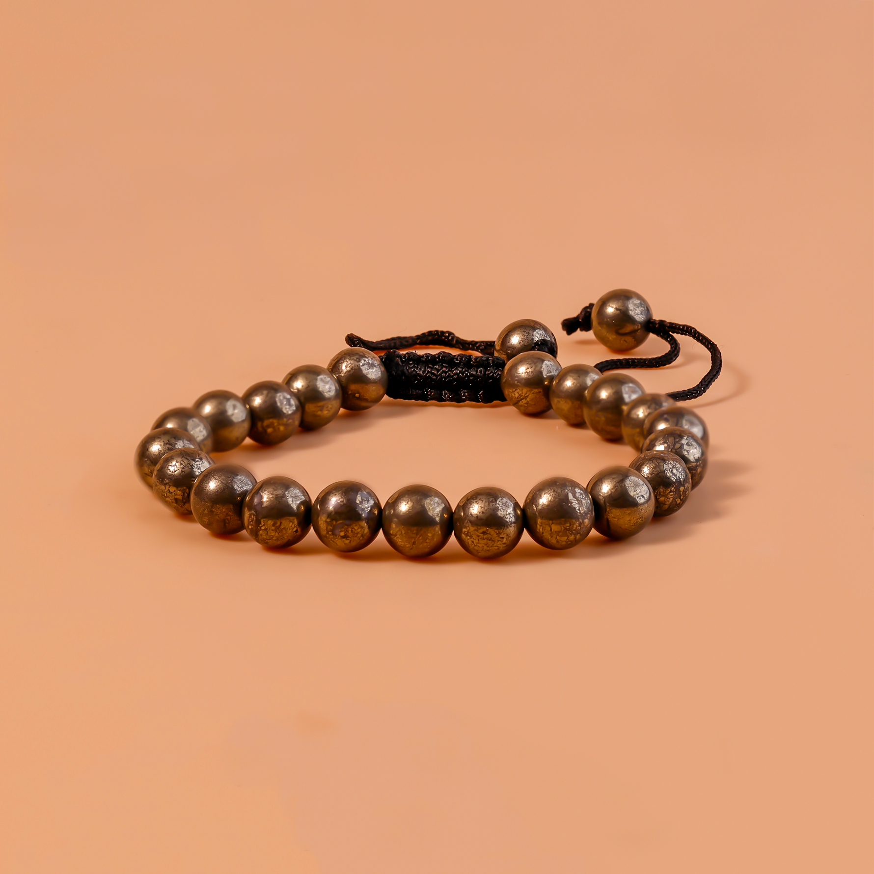 Attract Money, Success, Name & Fame: Pyrite Thread Bracelet - Abhimantrit & Certified