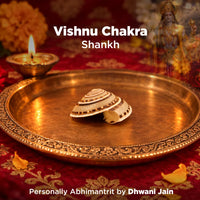 Vishnu Chakra Shankh – Sacred Conch for Protection, Prosperity & Divine Blessings