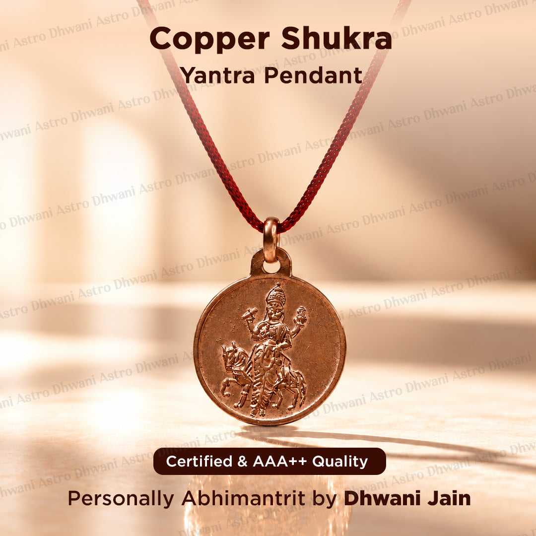 Copper Shukra Yantra For Love Prosperity Harmony