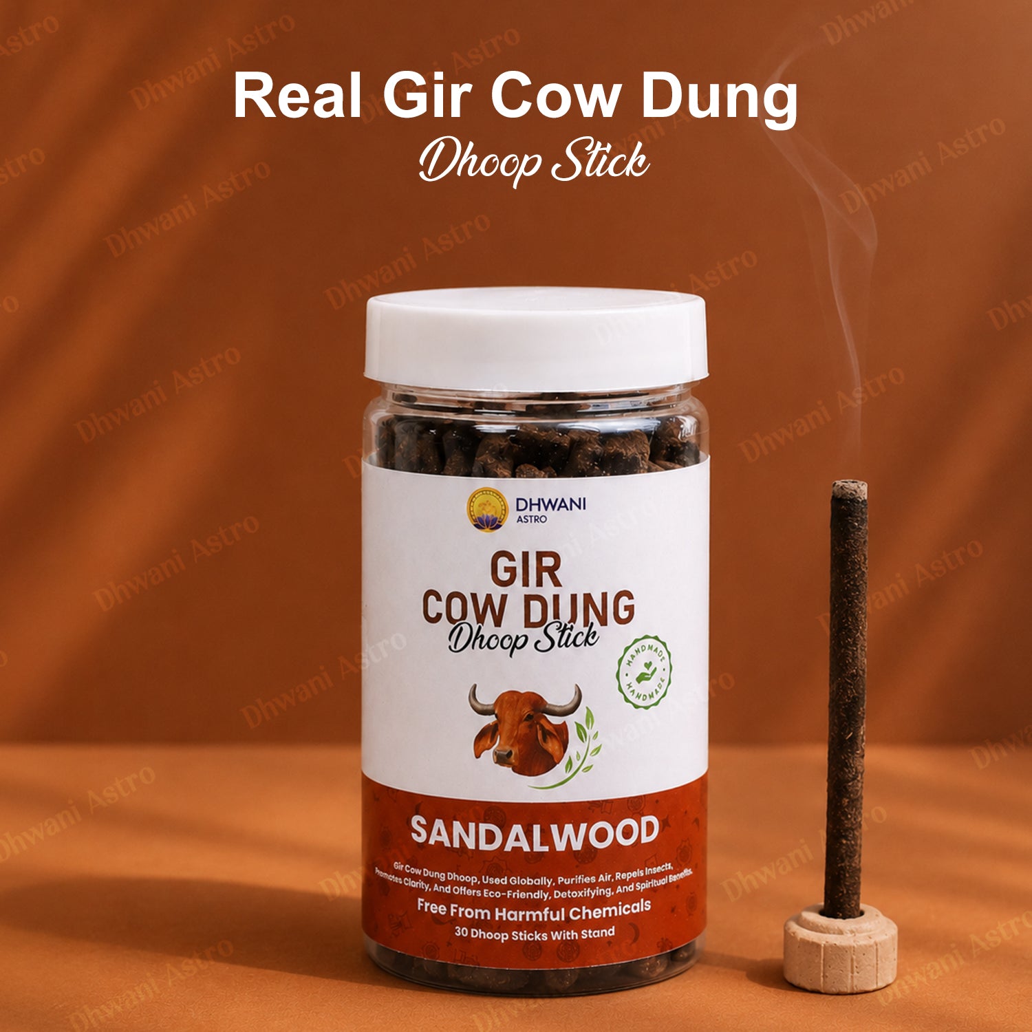 Gir Cow Dung Dhoop Sticks | Pure Gau Dung Incense for Pooja, Meditation & Positive Energy | BUY 2 GET 1 FREE