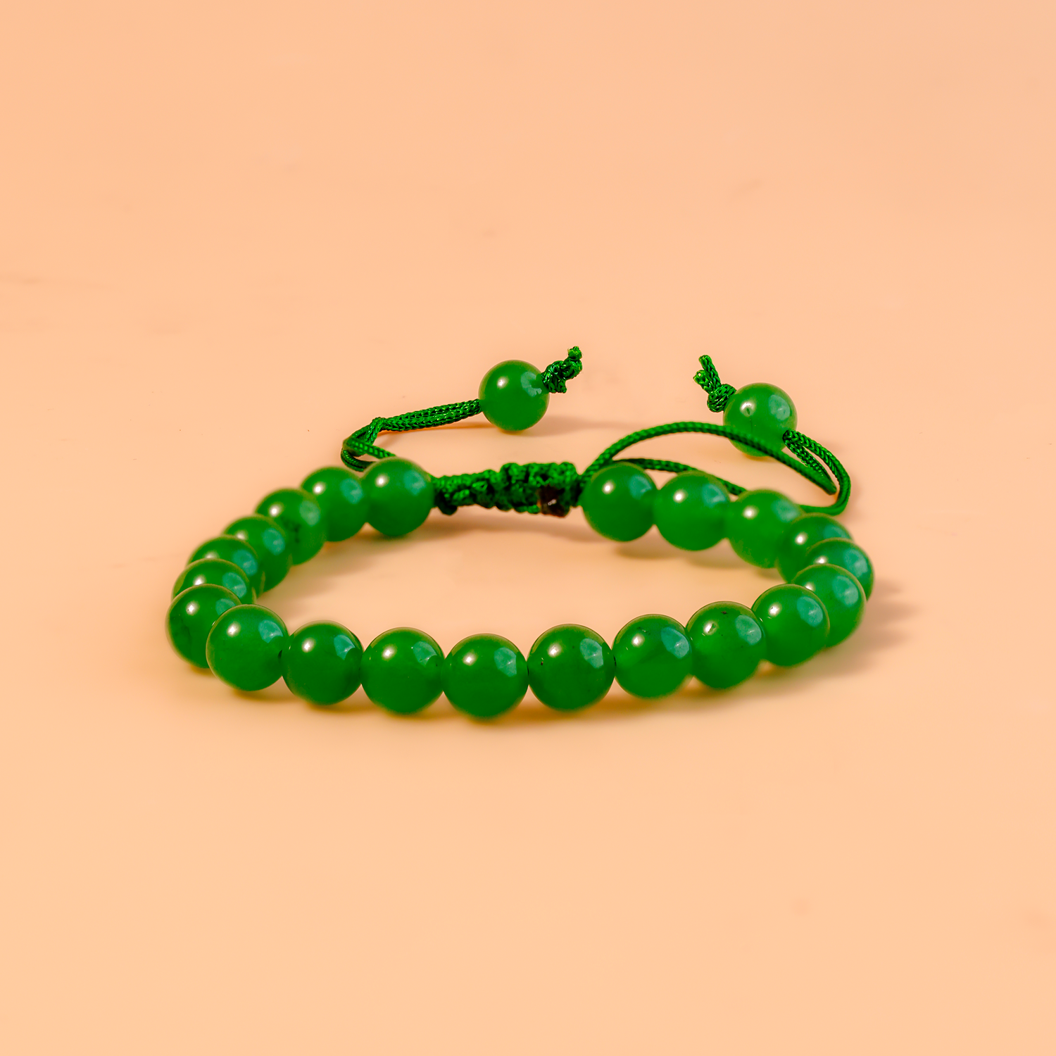 Promotes Wealth Attraction & Money Growth: Green Aventurine Thread Bracelet