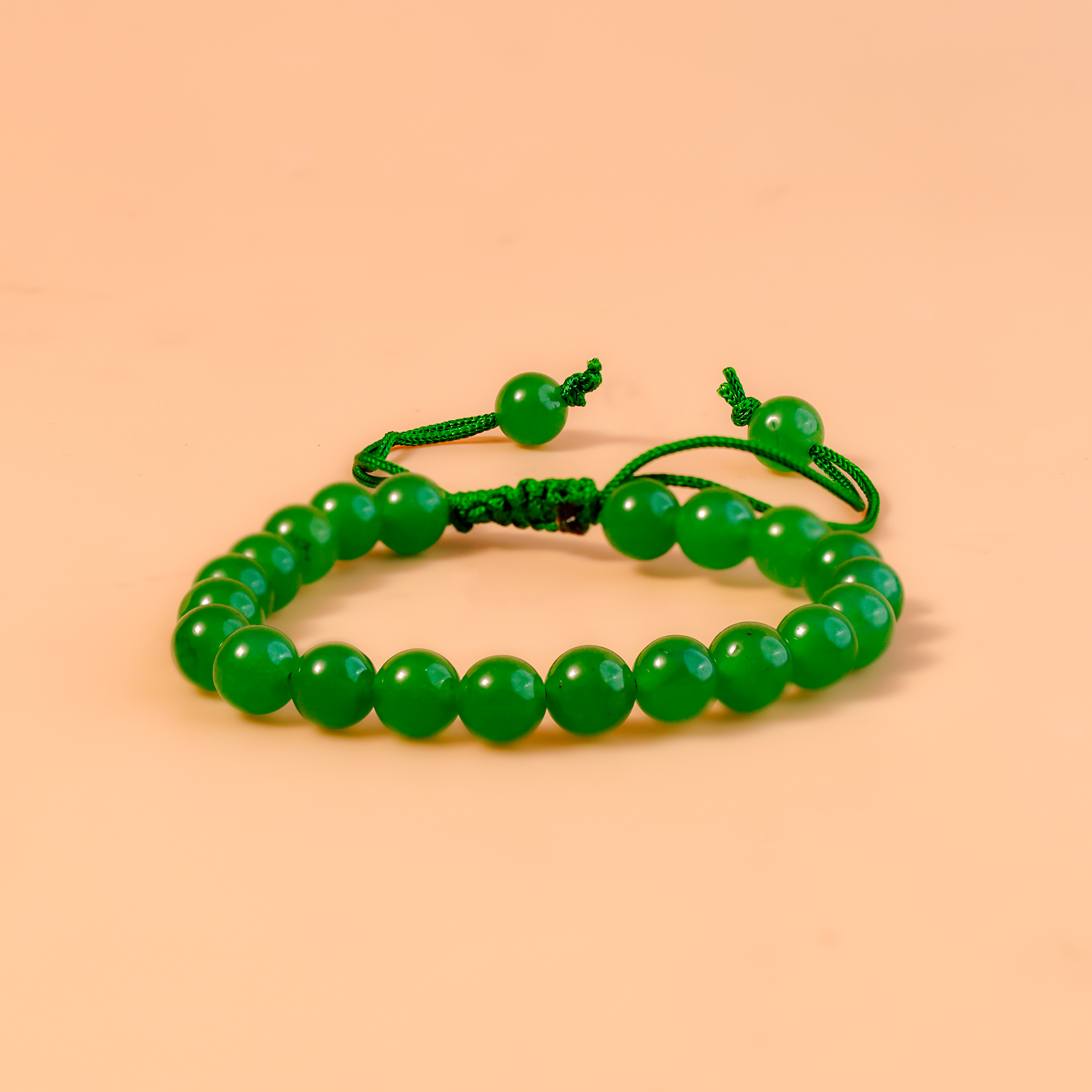 Promotes Wealth Attraction & Money Growth: Green Aventurine Thread Bracelet - Abhimantrit & Certified