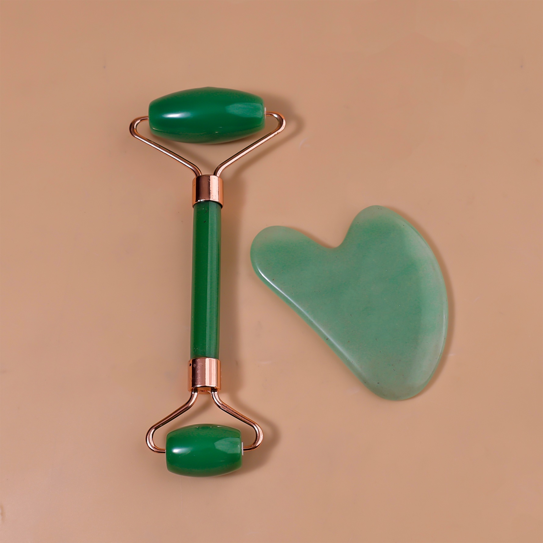 Green Jade Face Roller & Gua Sha