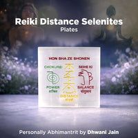 Reiki Distance Selenite Plate – Square Energy Healing & Charging Plate