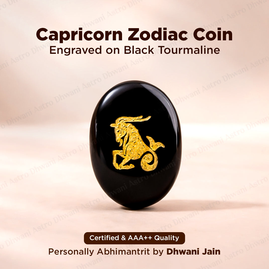 Capricorn Zodiac Sign Coin – Abhimantrit