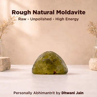 Rough Natural Moldavite – Rare Transformation & High Vibration Stone