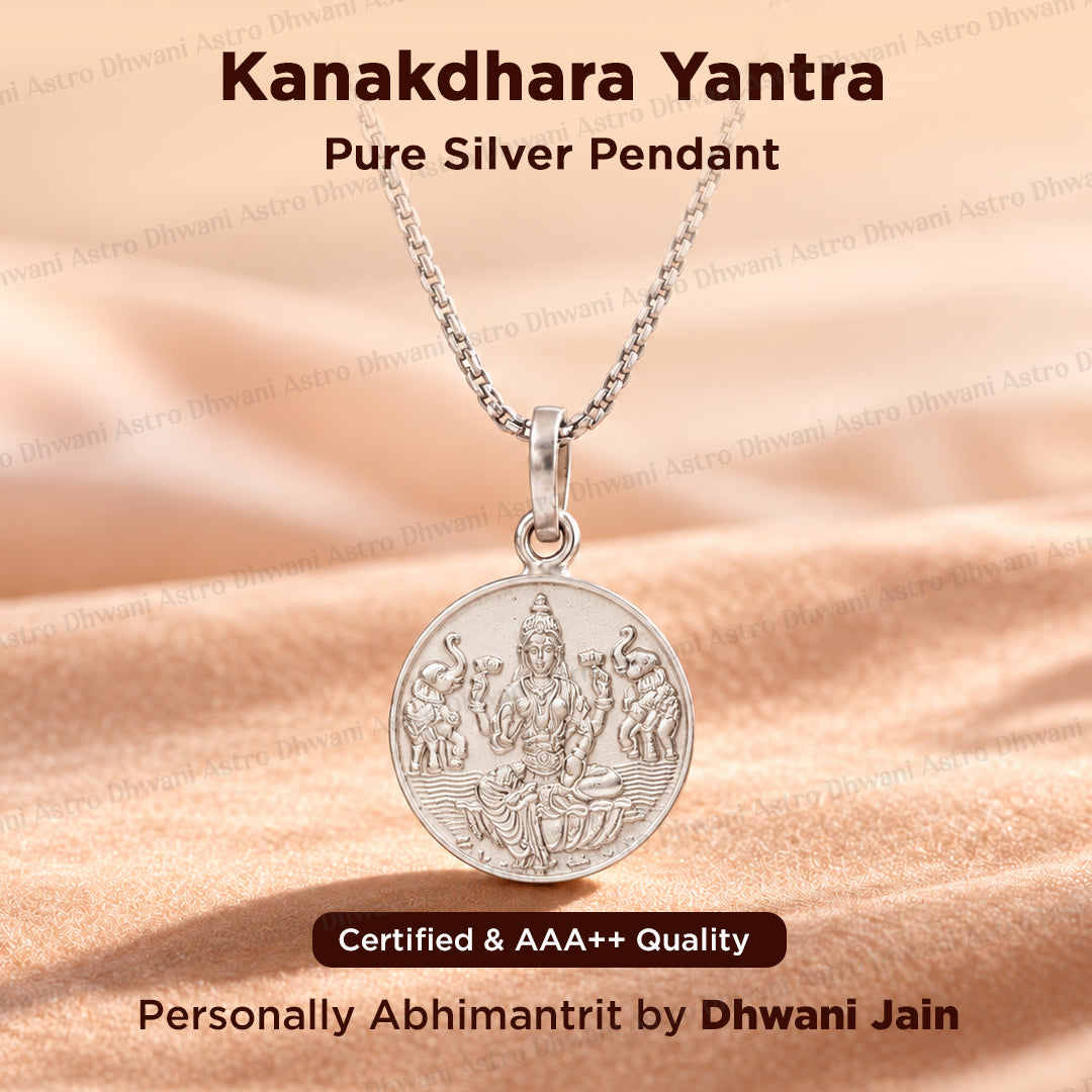 Kanakdhara Yantra (Pure Silver) – Abhimantrit
