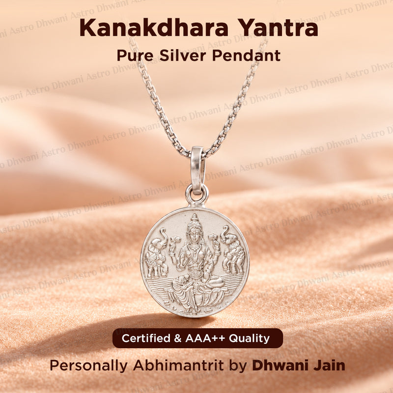 Kanakdhara Yantra (Pure Silver) – Abhimantrit