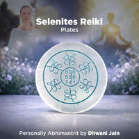 Selenite Reiki Plate – Round Energy Healing & Charging Plate