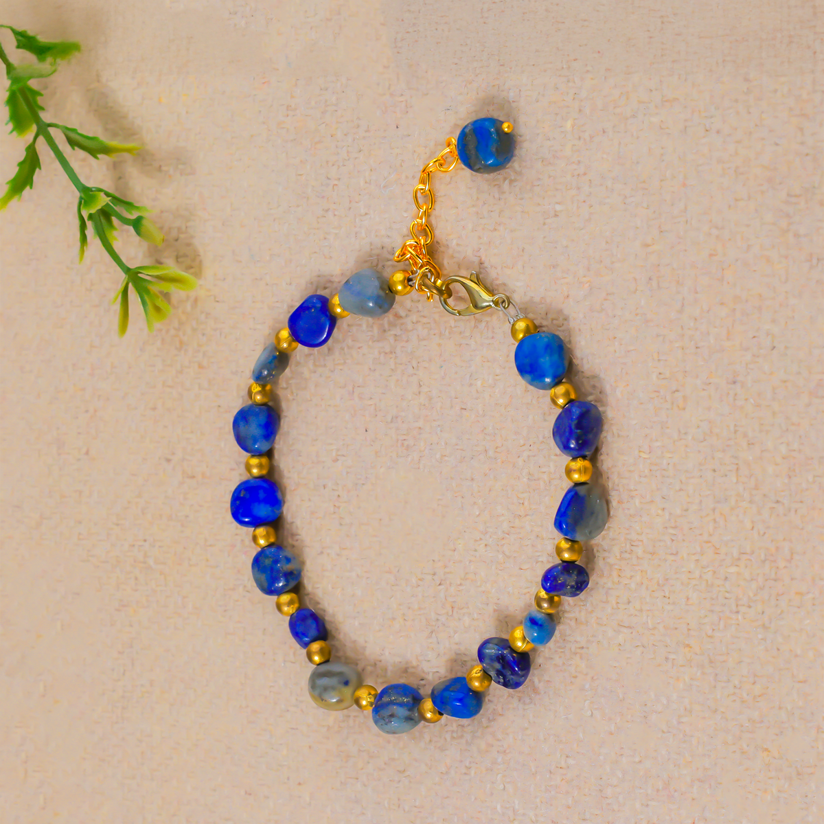 Natural Lapiz Lazuli Anklet